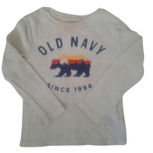 3/15$ Old Navy Cream Long Sleeve Tee Essential Casual Style